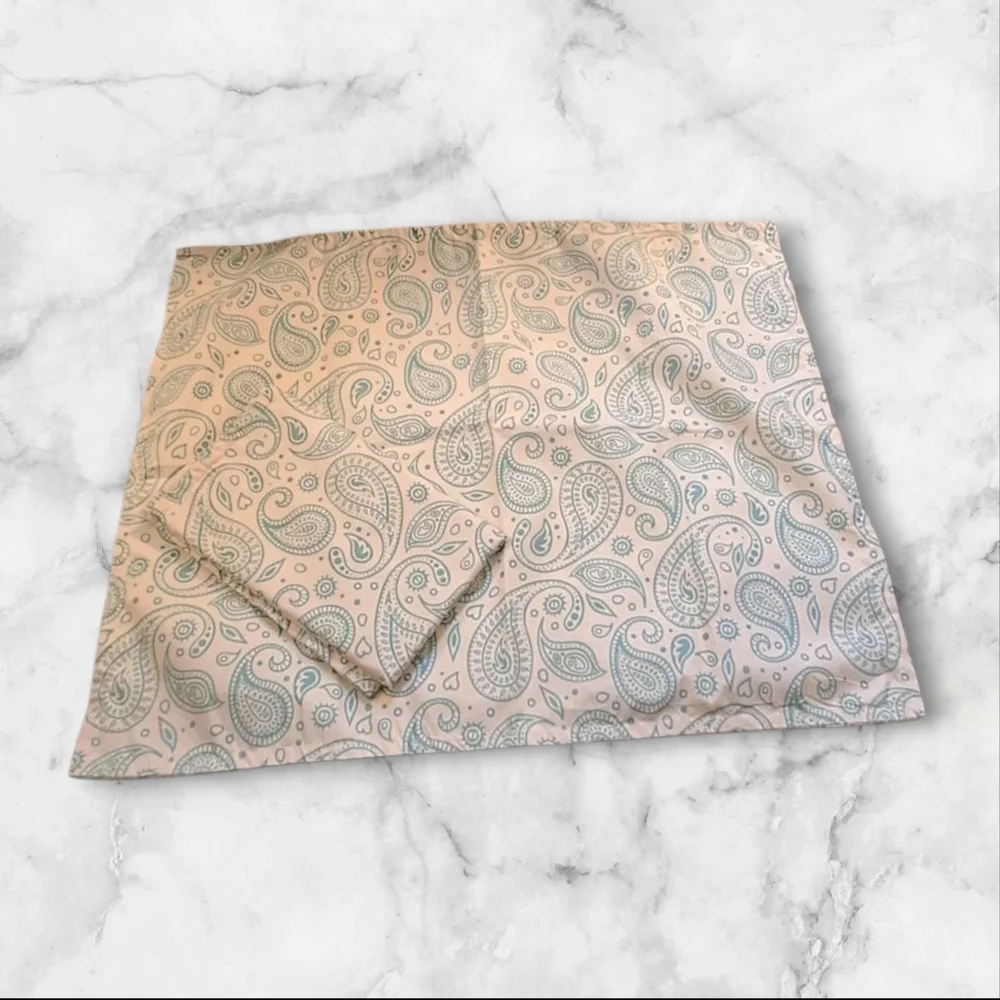 Paisley Bedding Set - Cream and Green Liverpool